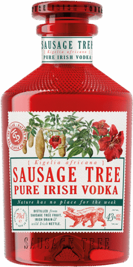 Drumshanbo Sausage Tree Pure Irish Vodka bottle