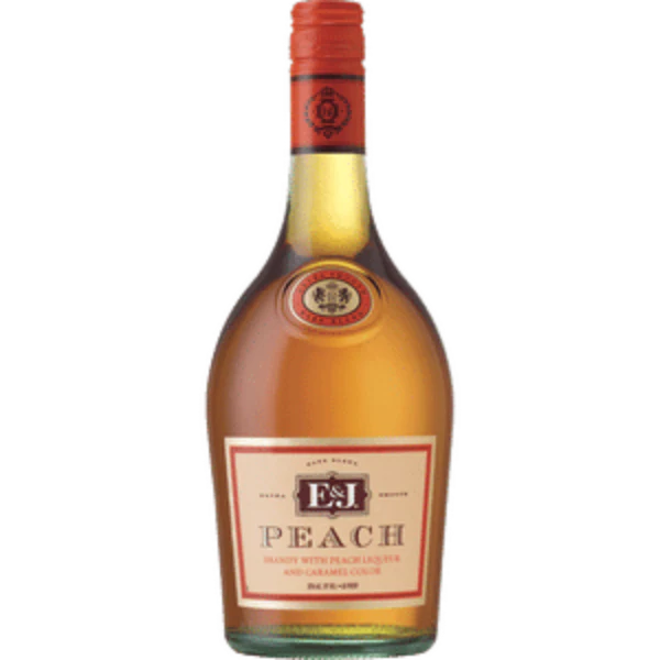 E & J Peach bottle