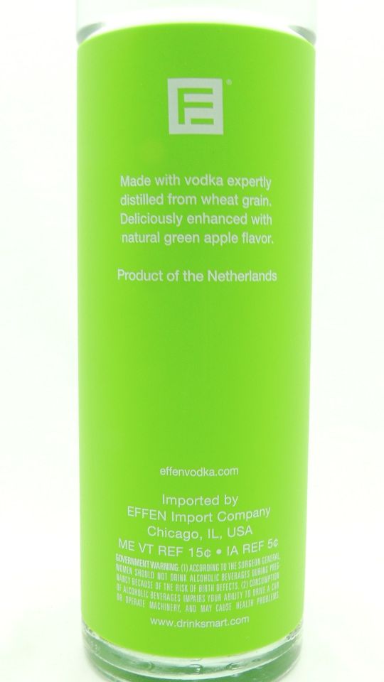 Effen Green Apple bottle