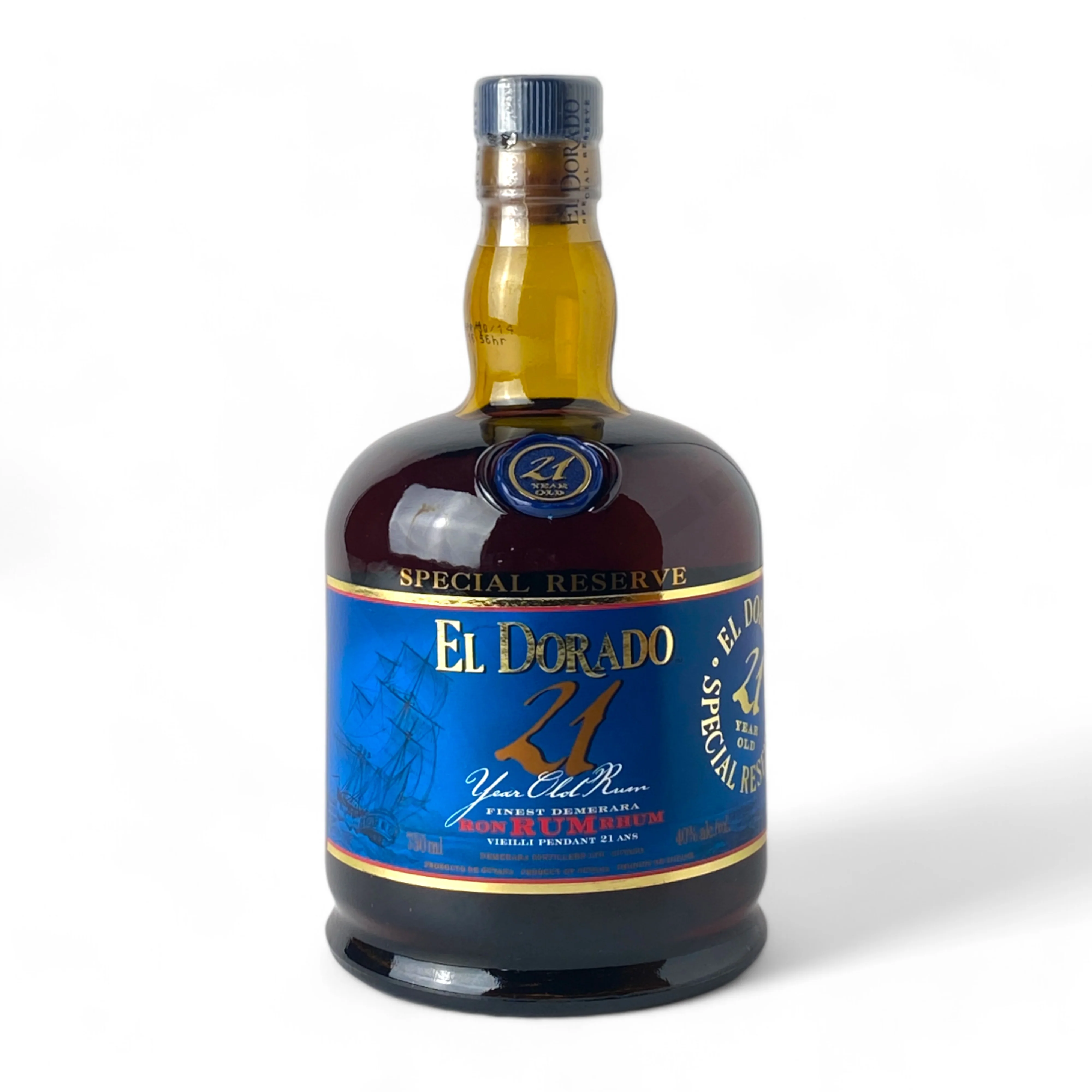 El Dorado 21Yr Special Reserve Rum bottle