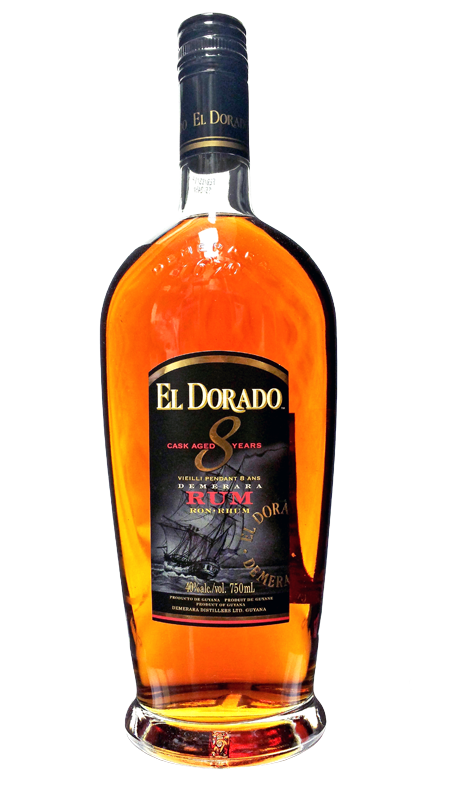 El Dorado 8Yr bottle
