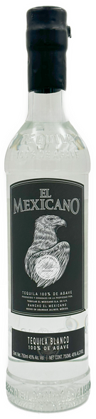 El Mexicano Blanco Tequila bottle