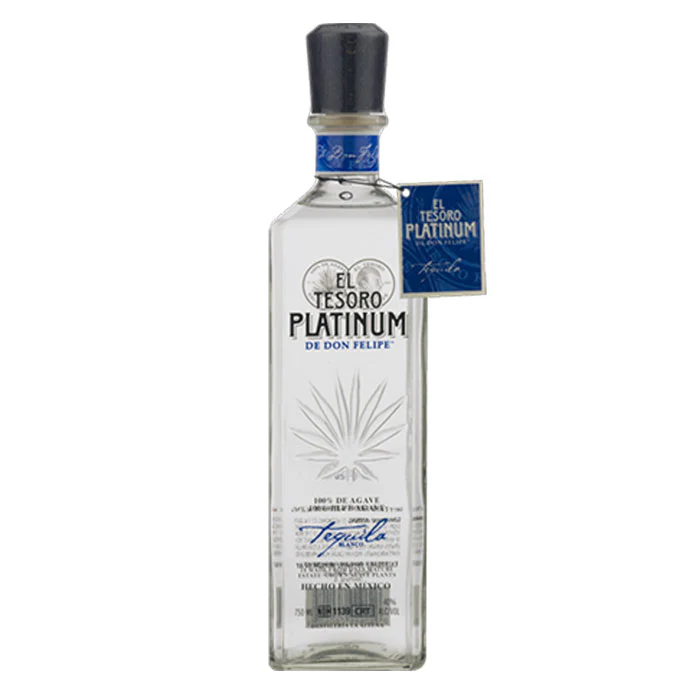El Tesoro Platinum bottle