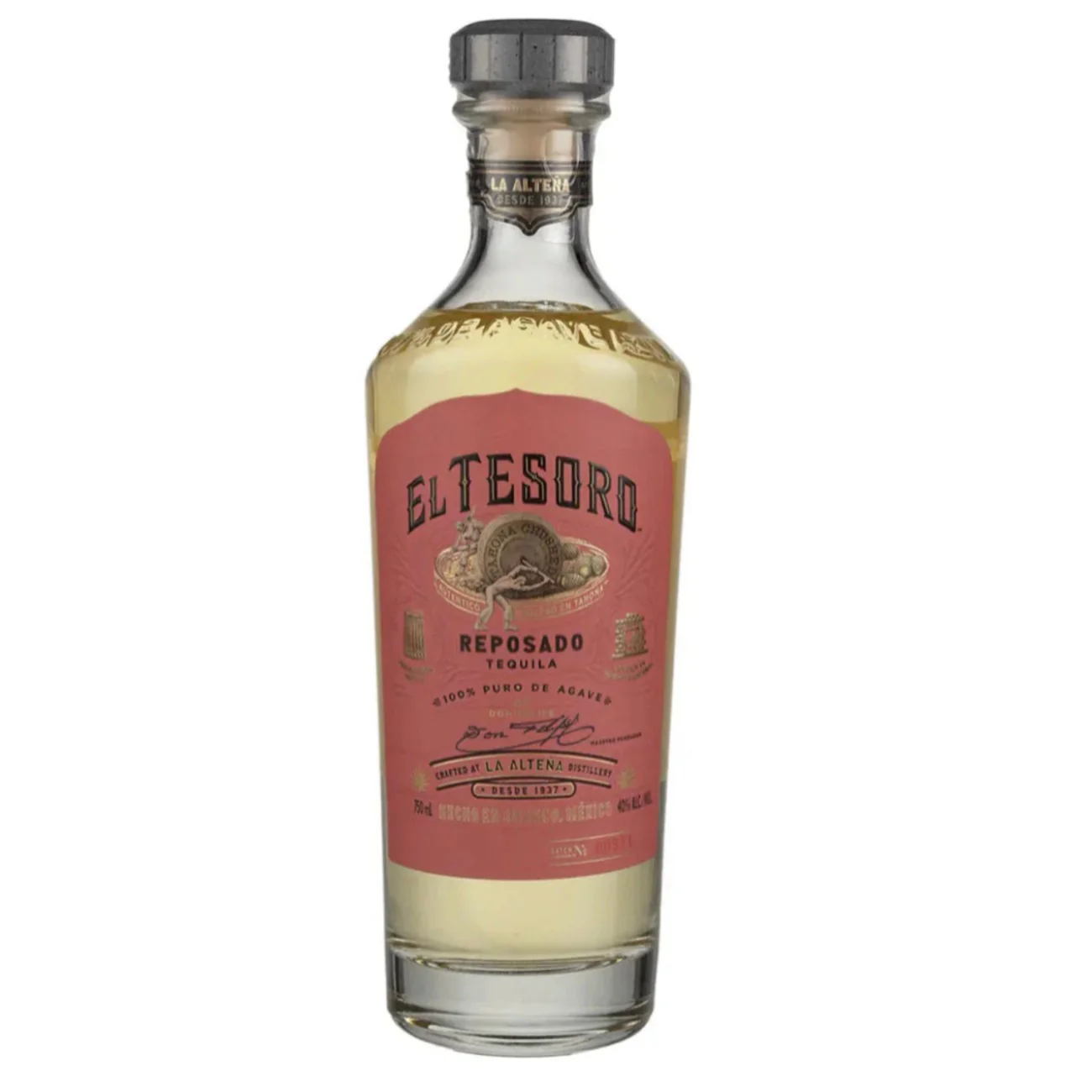 El Tesoro Reposado bottle