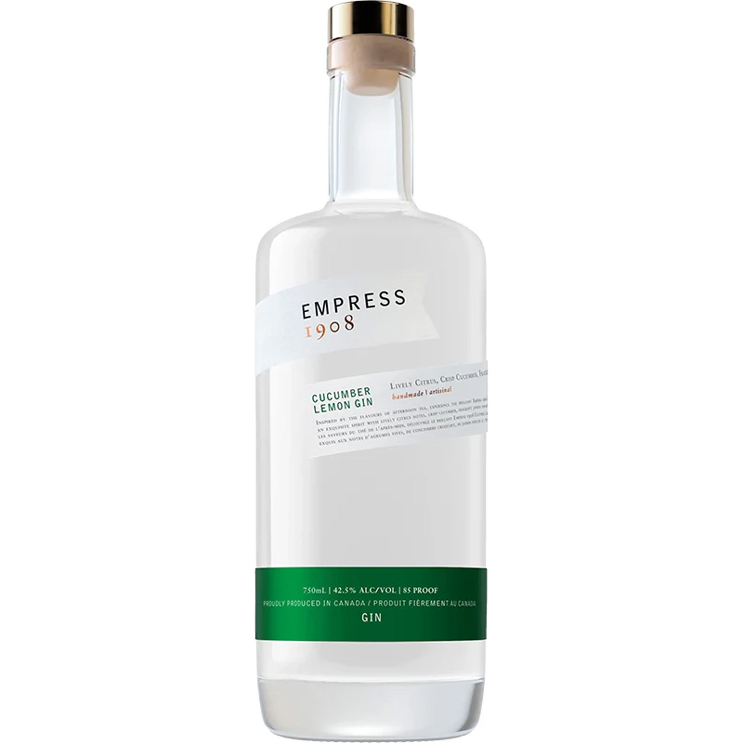 Empress 1908 Cucumber Lemon Gin bottle