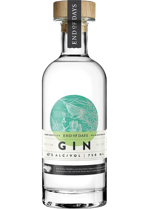 End Of Days Port Of Entry Gin bottle