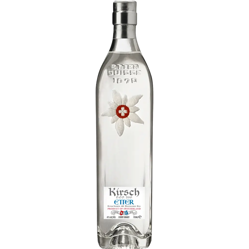 Etter Kirsch Aop Zug Eau-De-Vie Edelweiss Bottle bottle