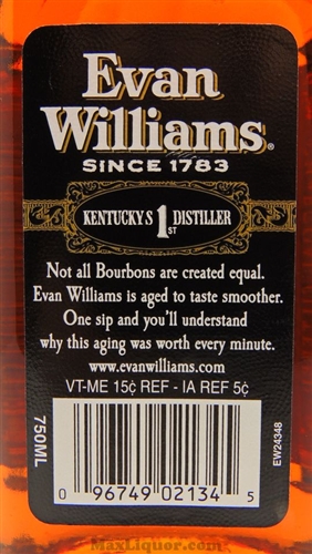 Evan Williams Black Mini bottle