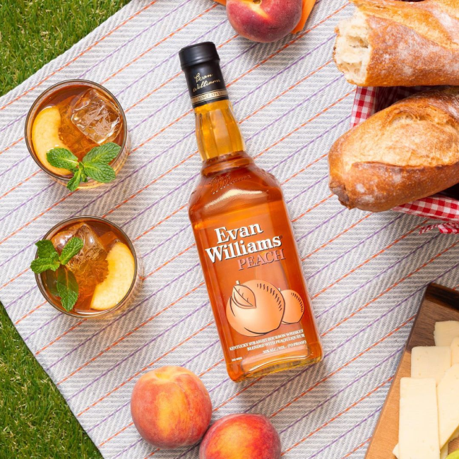 Evan Williams Peach Mini bottle
