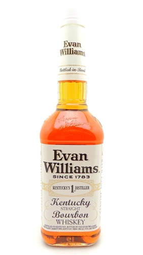 Evan Williams White Label bottle