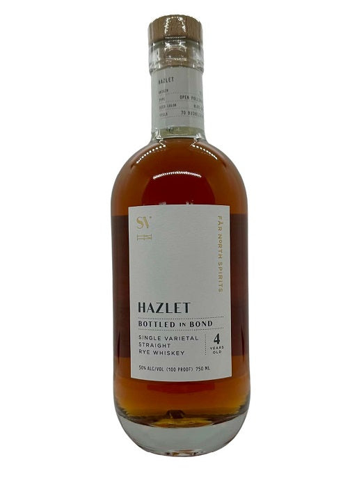 Far North Spirits Hazlet Single Varietal Bonded Rye bottle