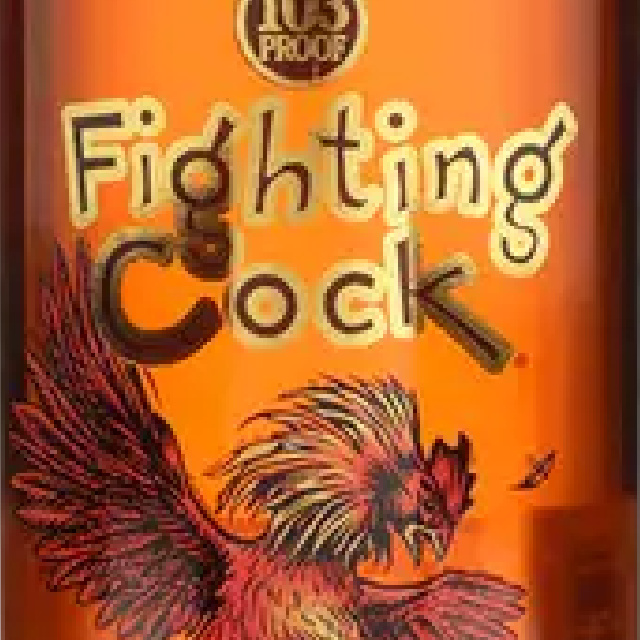 Fighting Cock Bourbon bottle