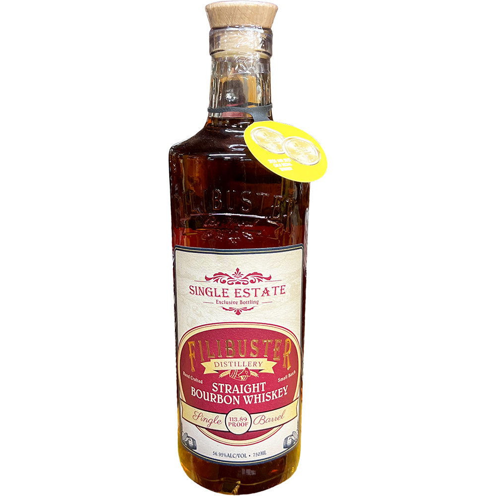Filibuster Single Estate bottle