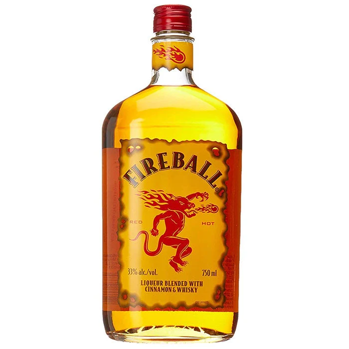 Fireball Cinnamon Whiskey Mini Dispenser bottle