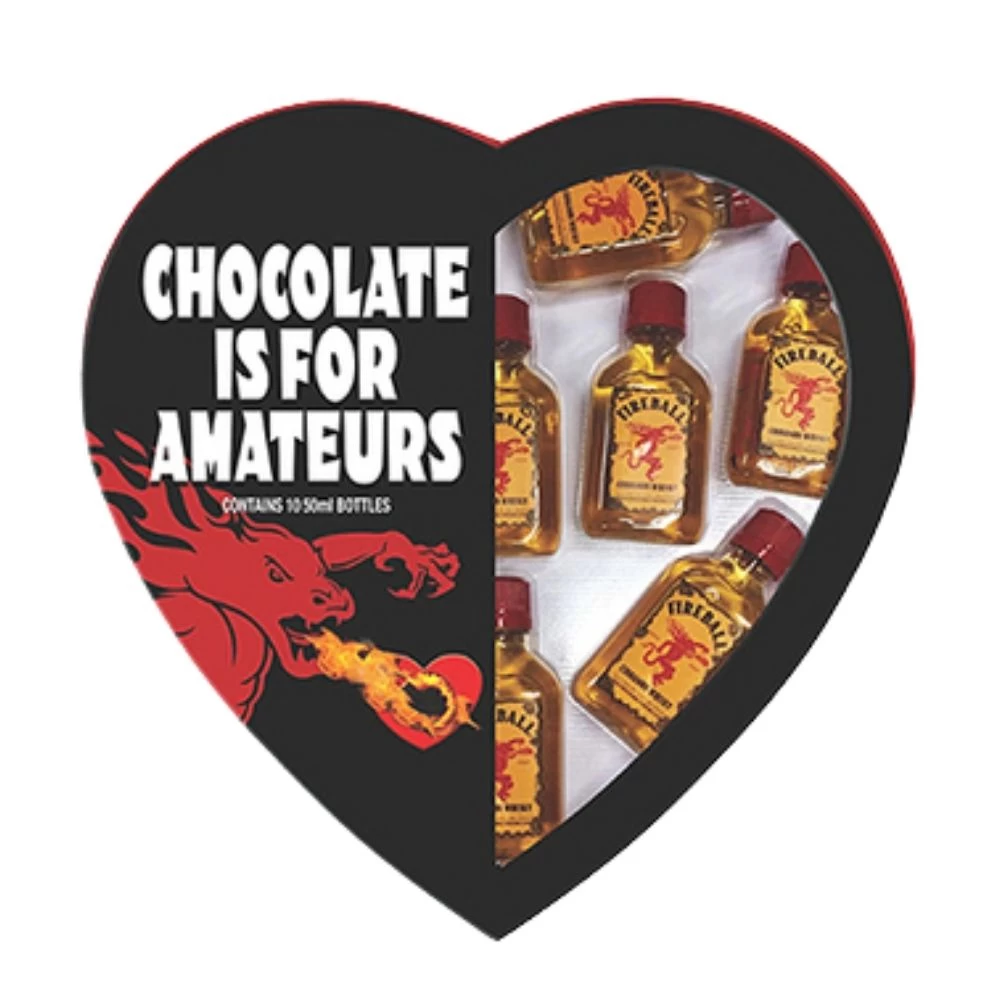 Fireball Valentines Day Gift Set Mini bottle
