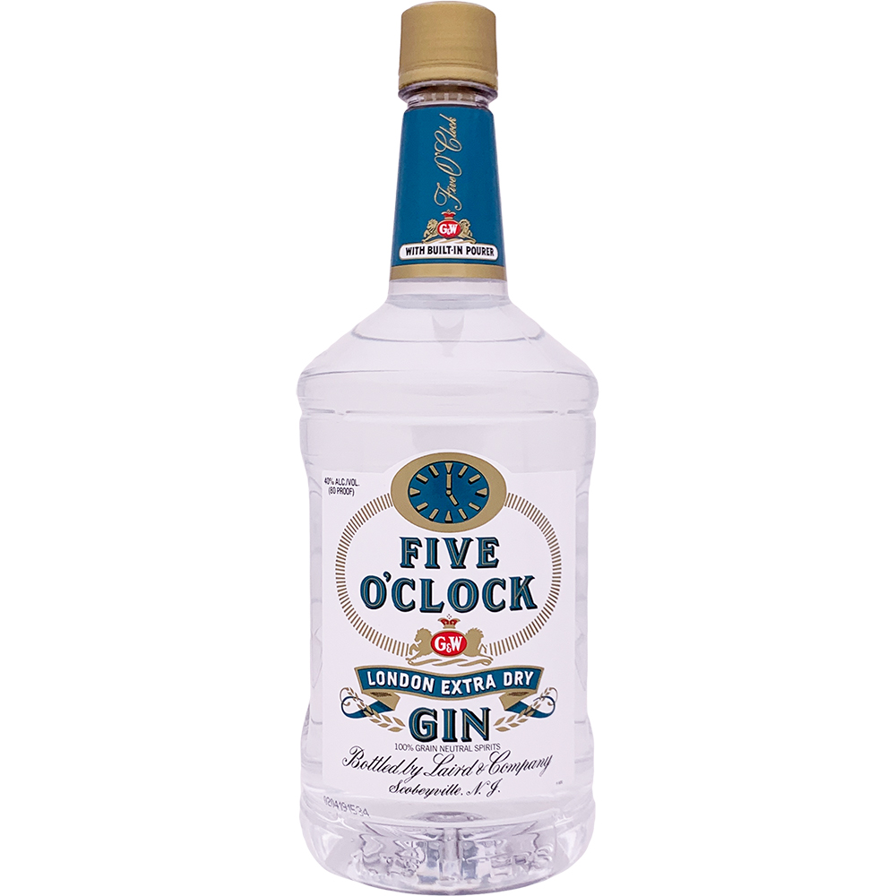 Five O'clock Gin Pet bottle