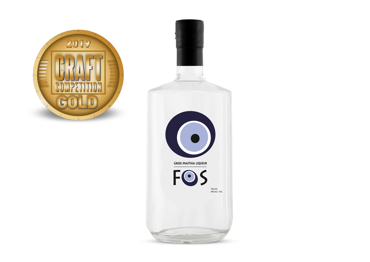 Fos Mastiha Liqueur bottle