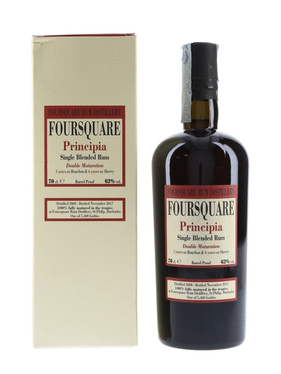 Foursquare 2007 Single Blended Rum Disco bottle