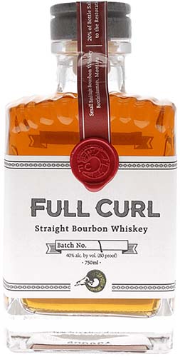 Full Curl Bourbon Whiskey Disco bottle