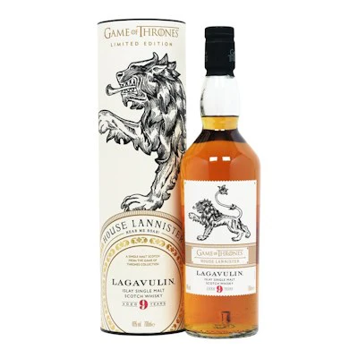 Game Of Thrones House Lannister - Lagavulin Disco bottle