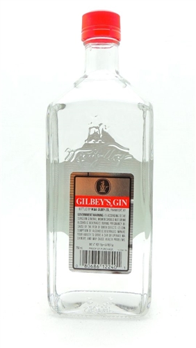 Gilbeys Gin bottle