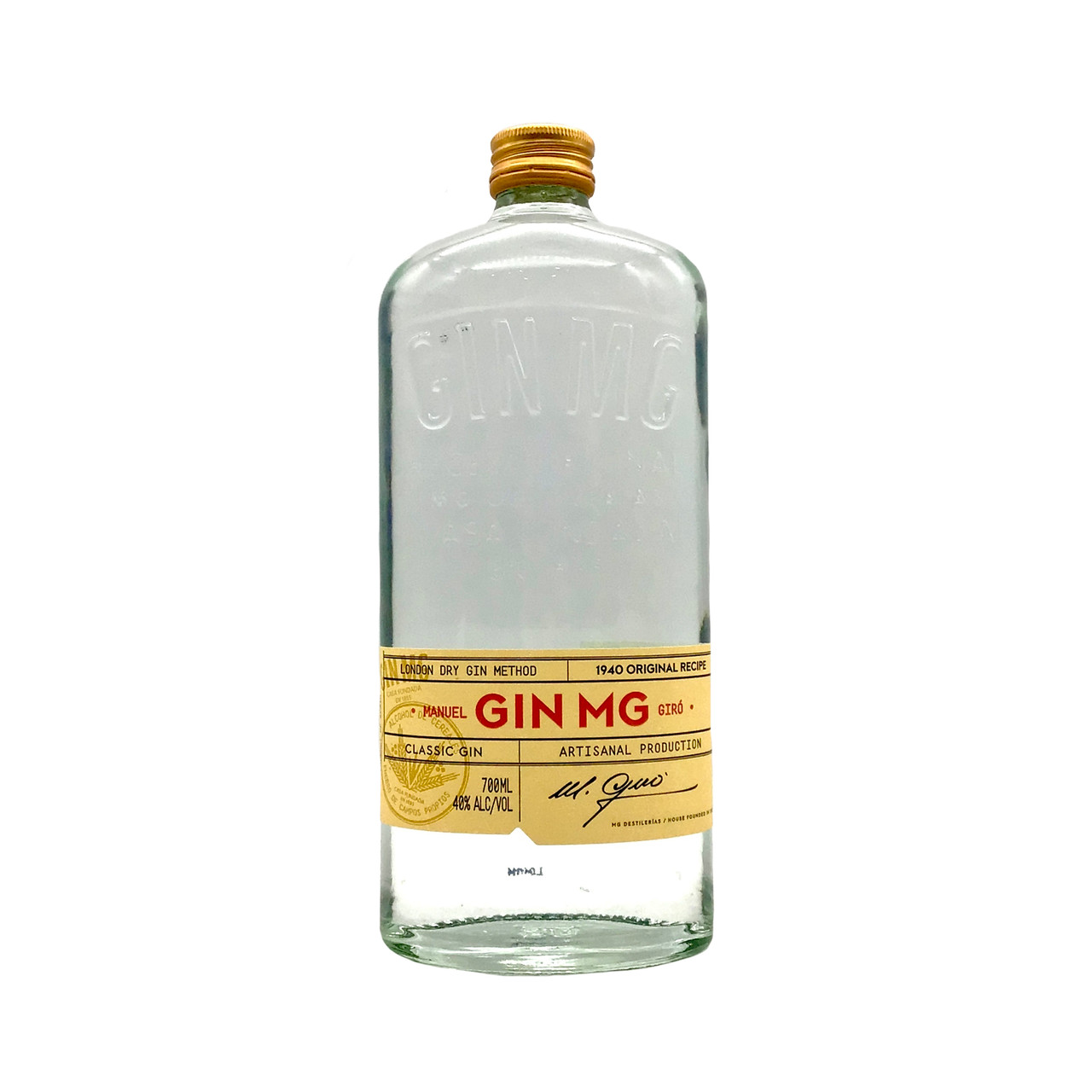 Gin Mg bottle