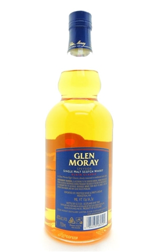 Glen Moray Elgin Classic Scotch Whiskey bottle