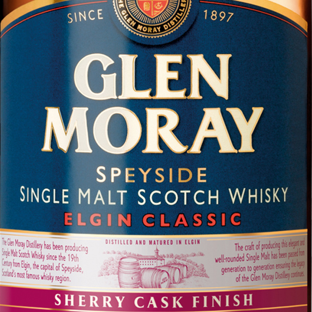 Glen Moray Sherry Cask bottle