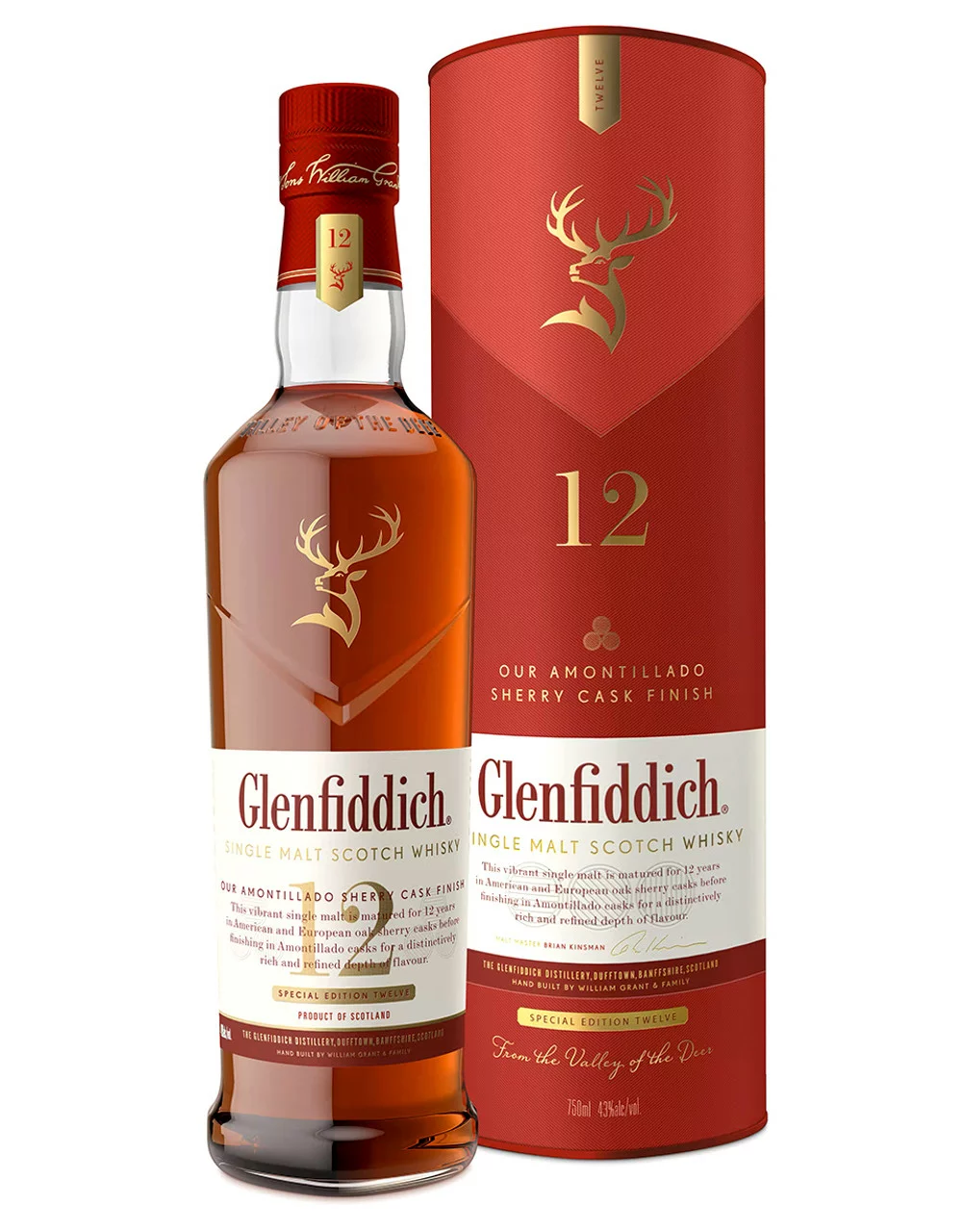 Glenfiddich 12Yr Sherry bottle