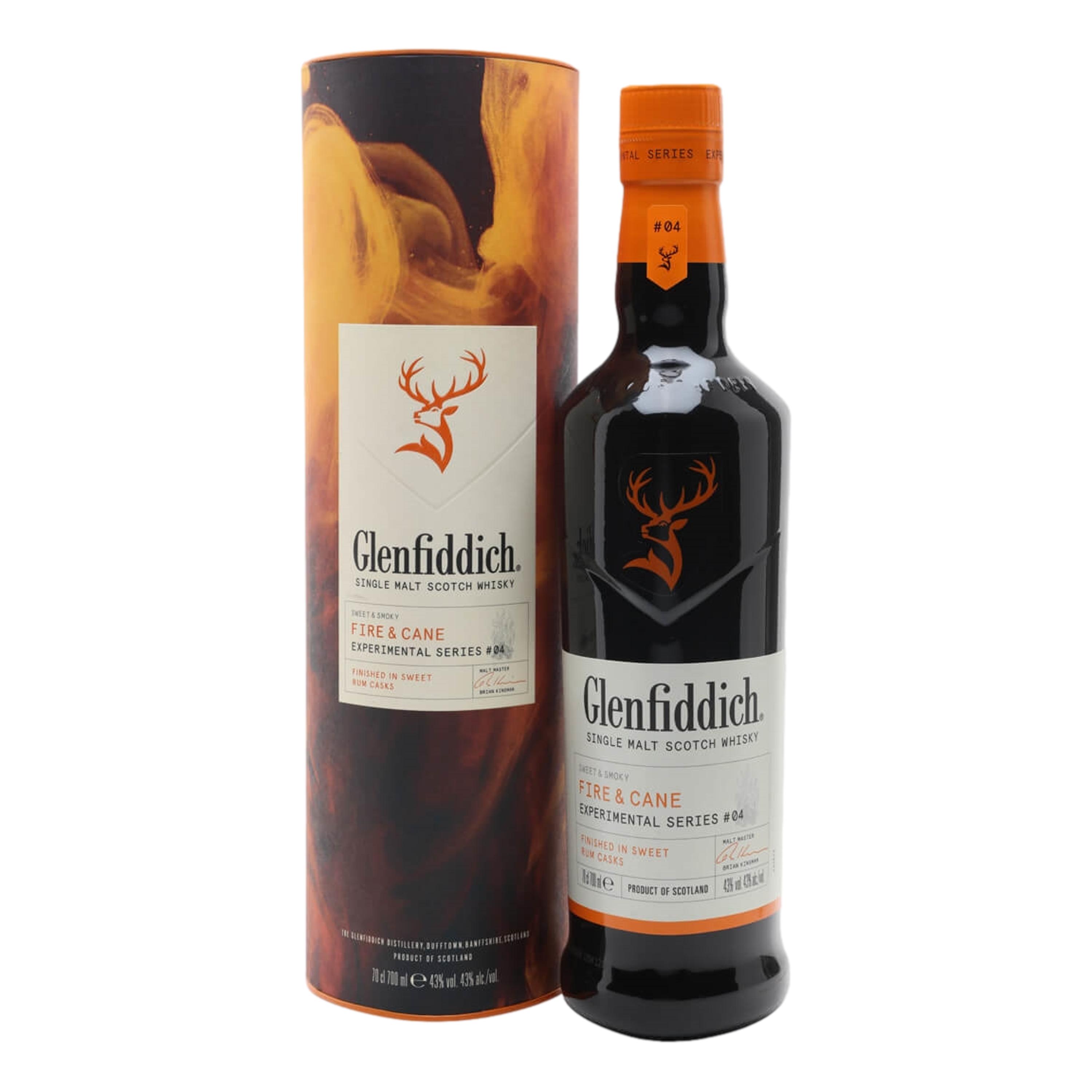 Glenfiddich Fire & Cane bottle