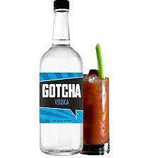 Gotcha Vodka bottle
