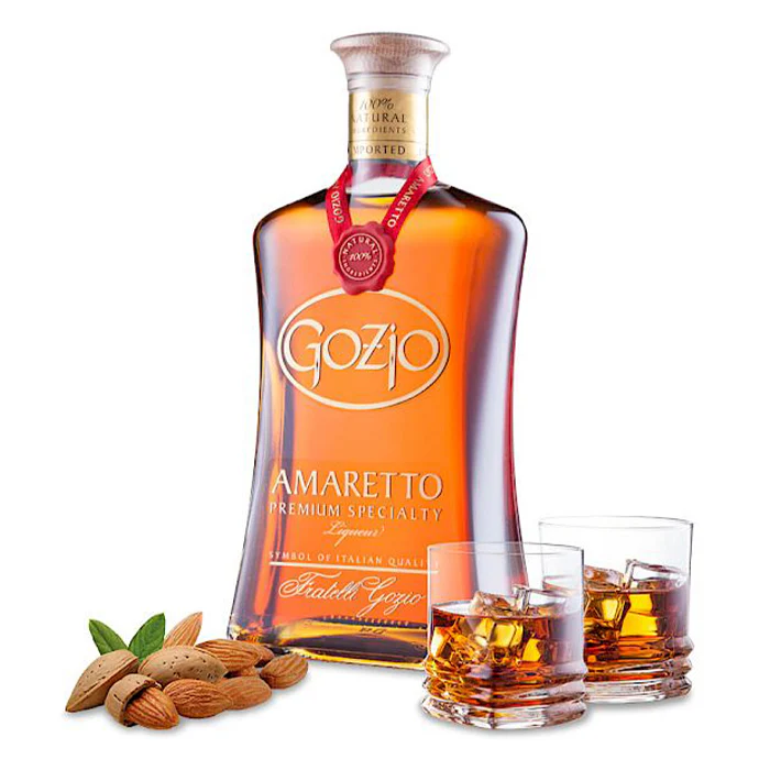 Gozio Amaretto Almond Italian Liqueur bottle