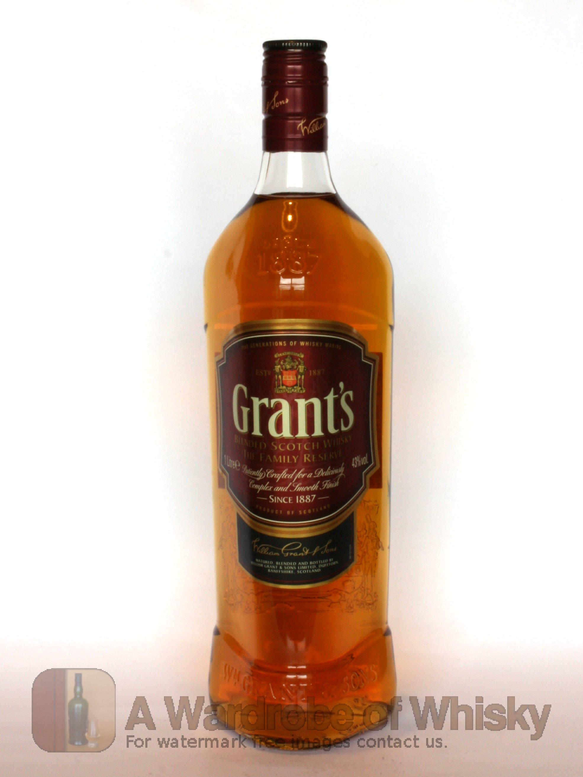 Grants Blended Scotch bottle