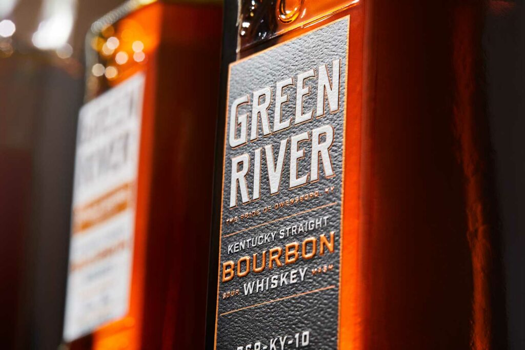 Green River 1885 Bourbon bottle