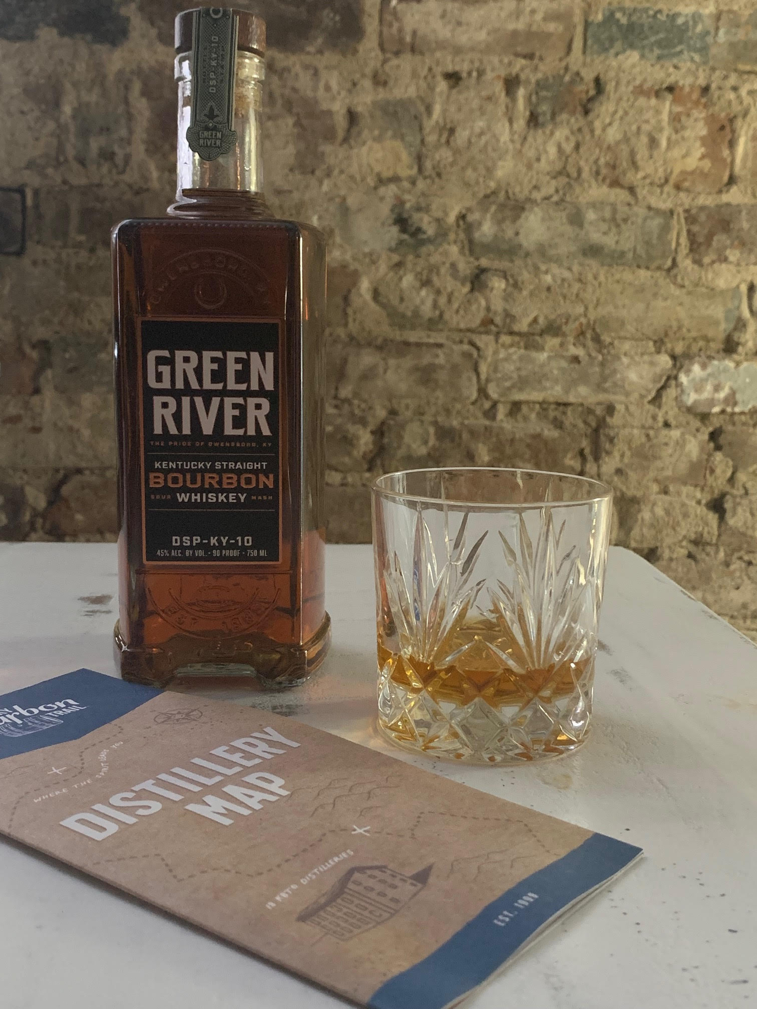 Green River Bourbon bottle