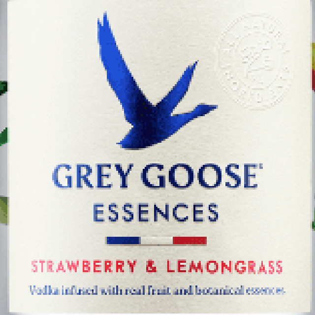 Grey Goose Strawberry And Lemongrass bottle