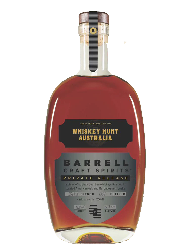 Ha Barrell Craft Spirits Gray Label Bourbon bottle