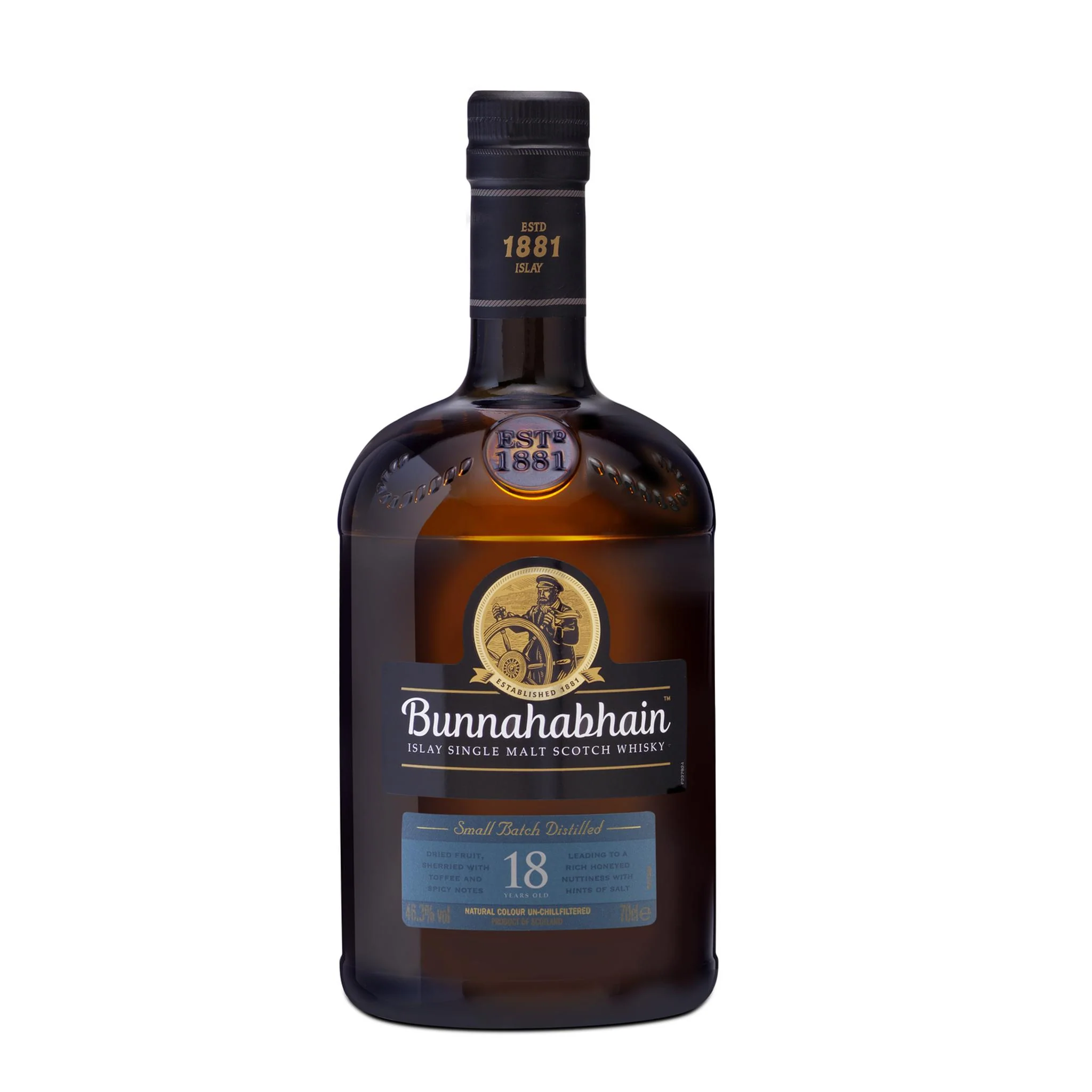 Ha Bunnahabhain 18Yo Single Malt Scotch bottle