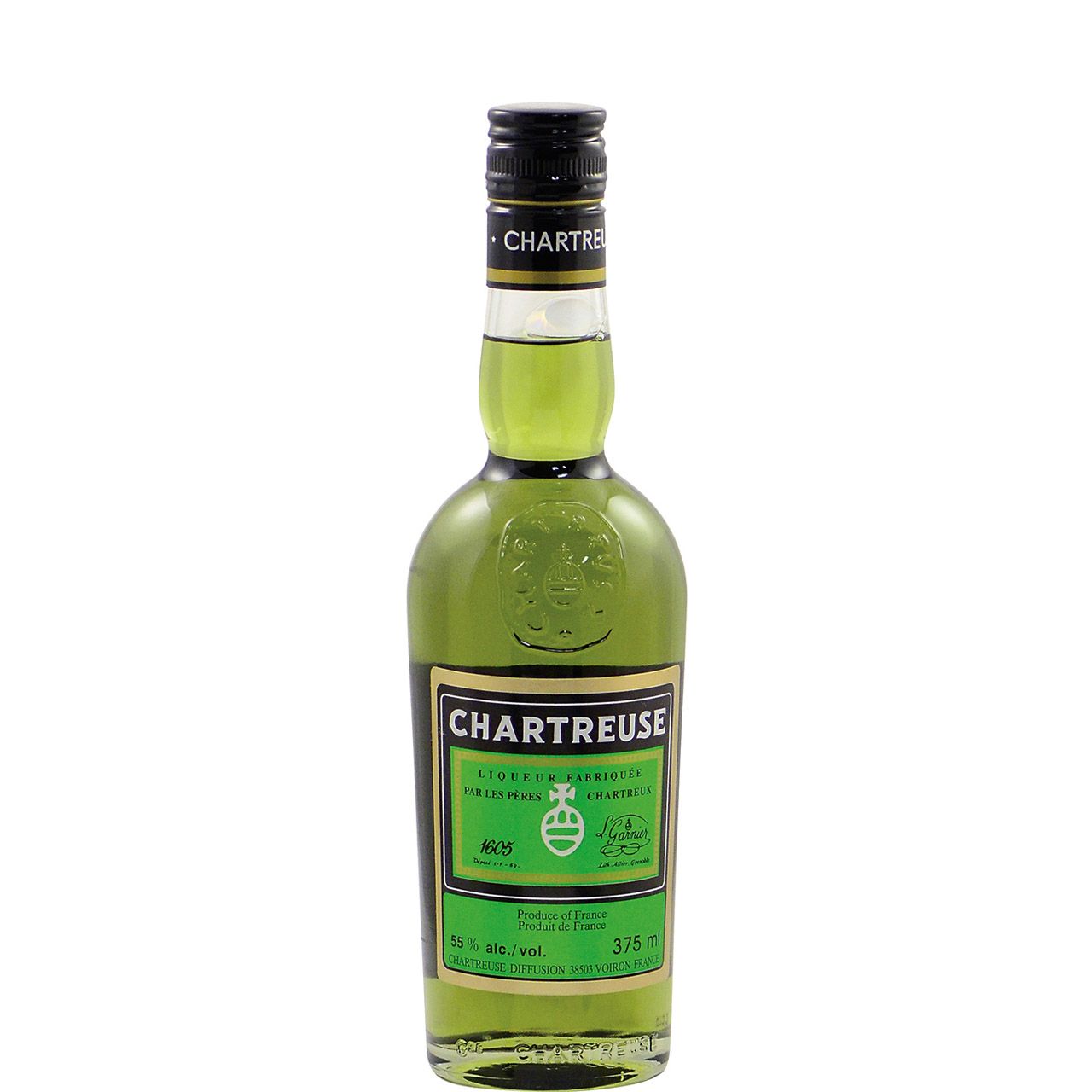 Ha Chartreuse Green French Liqueur bottle