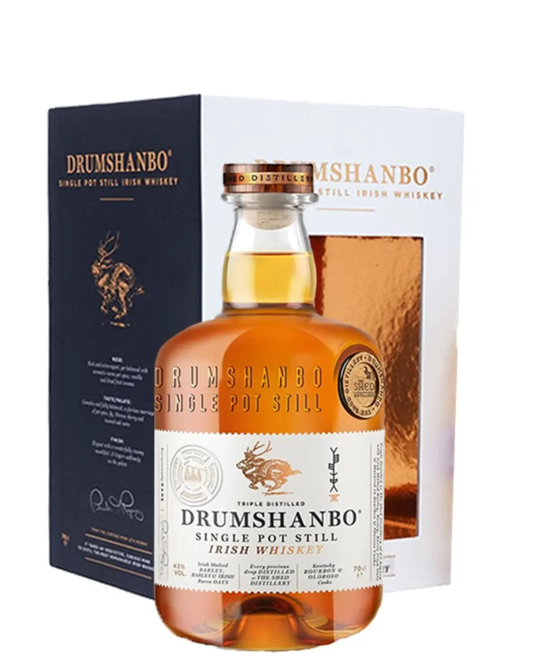 Ha Drumshanbo Single Pot Still Irish Whisky bottle