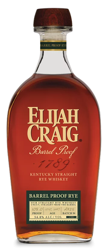 Ha Elijah Craig Barrel Proof Rye bottle