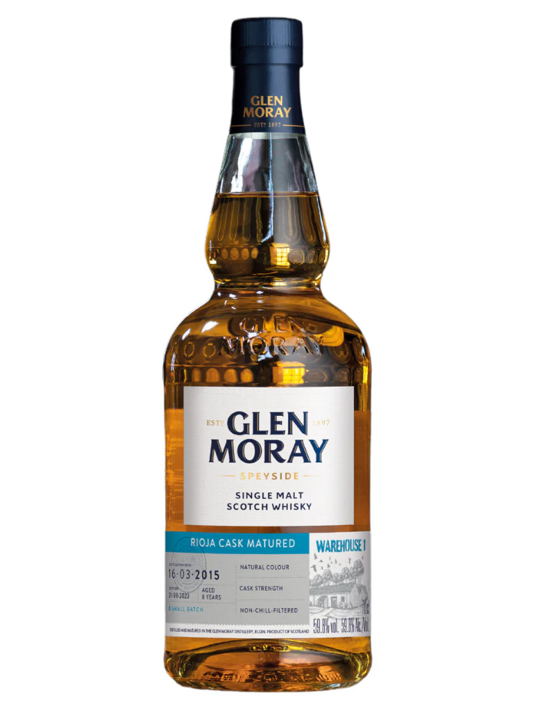 Ha Glen Moray Warehouse 1 Peated Rioja Cask Finish bottle