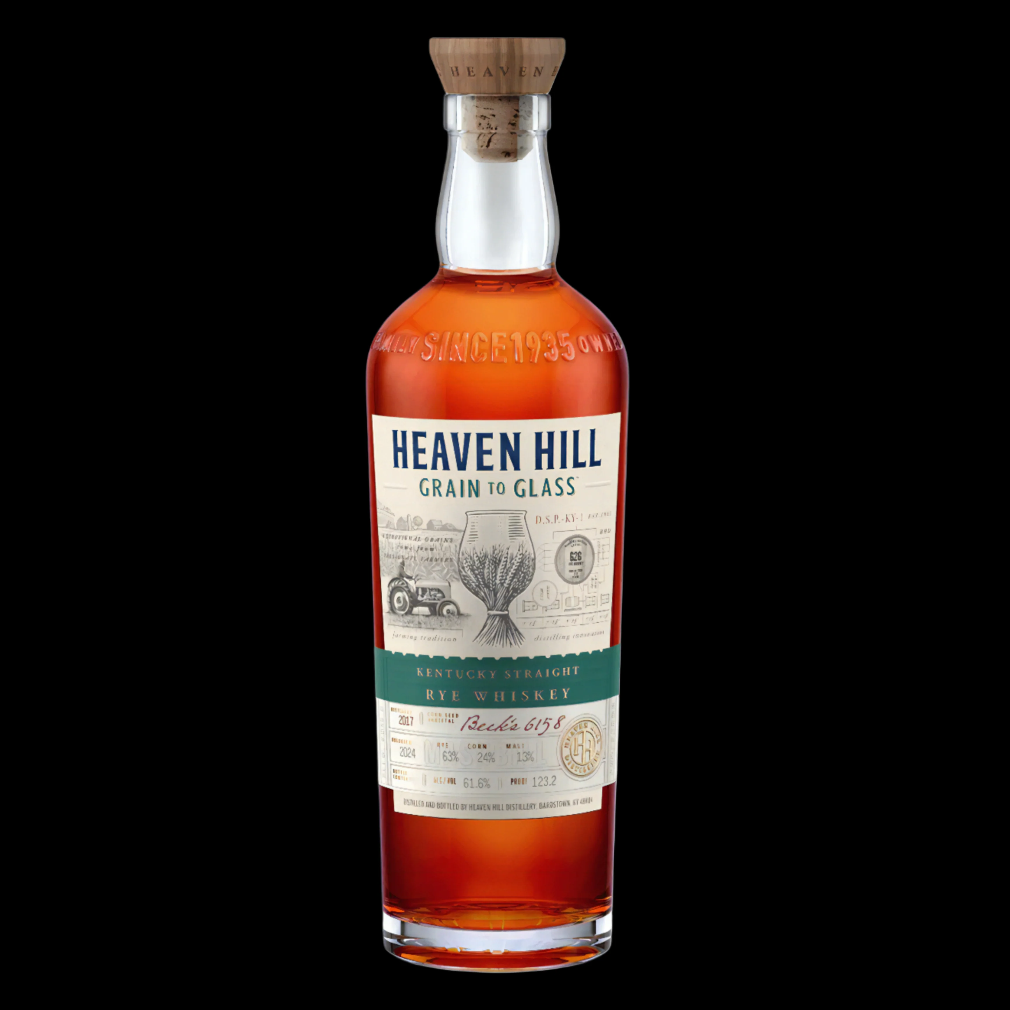 Ha Heaven Hill Grain To Glass Straight Bourbon bottle