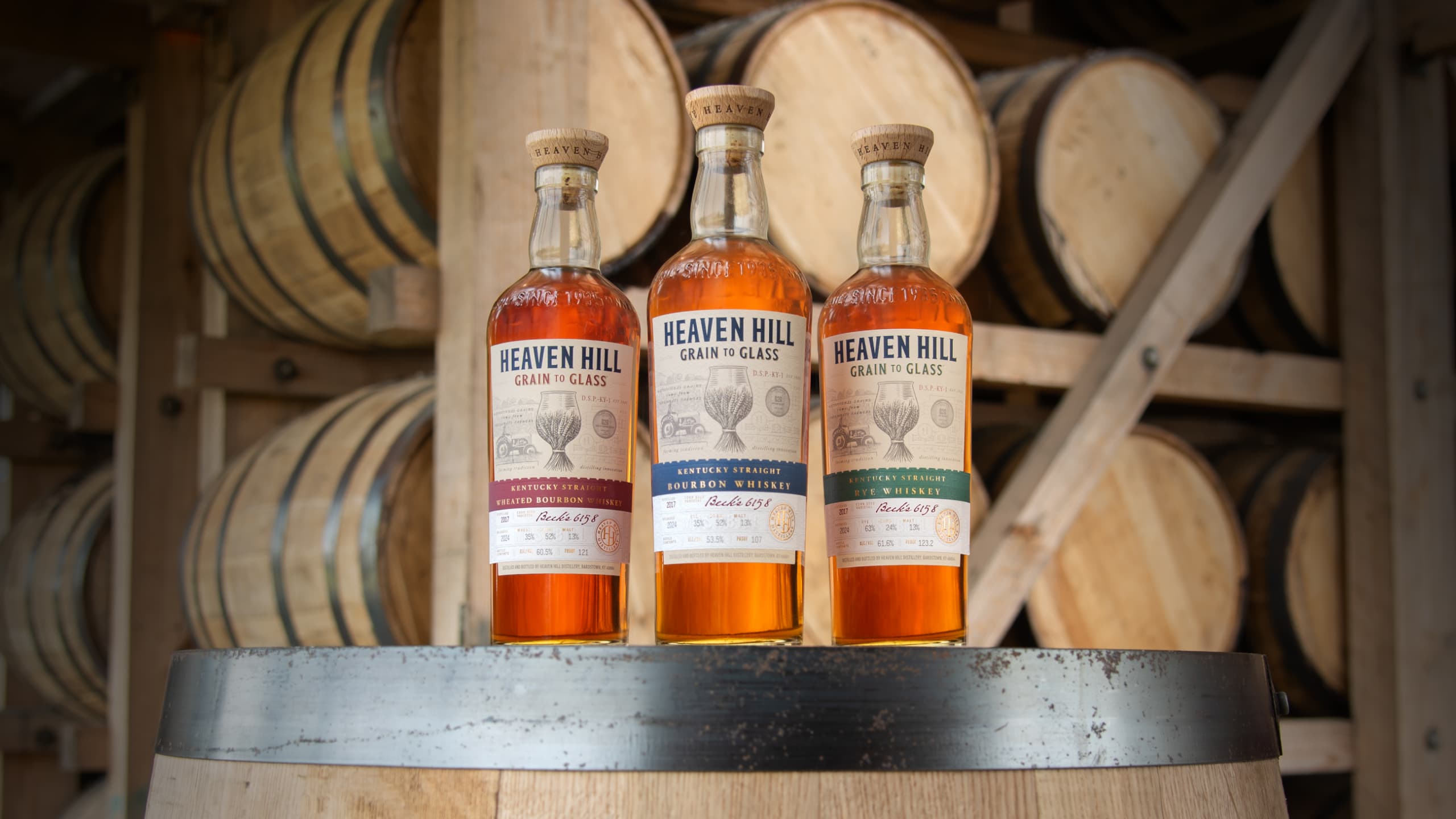 Ha Heaven Hill Grain To Glass Wheated Bourbon bottle