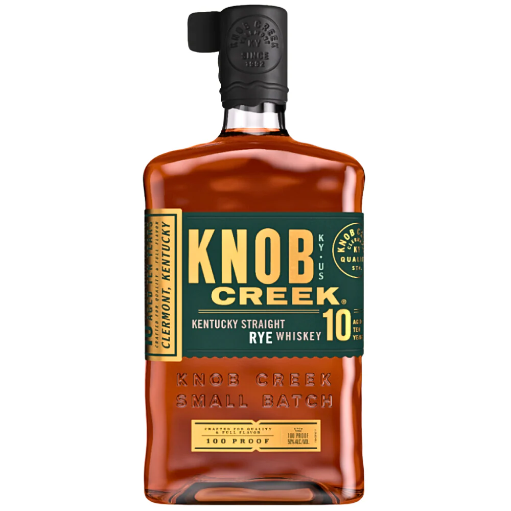 Ha Knob Creek Rye 10 Year bottle