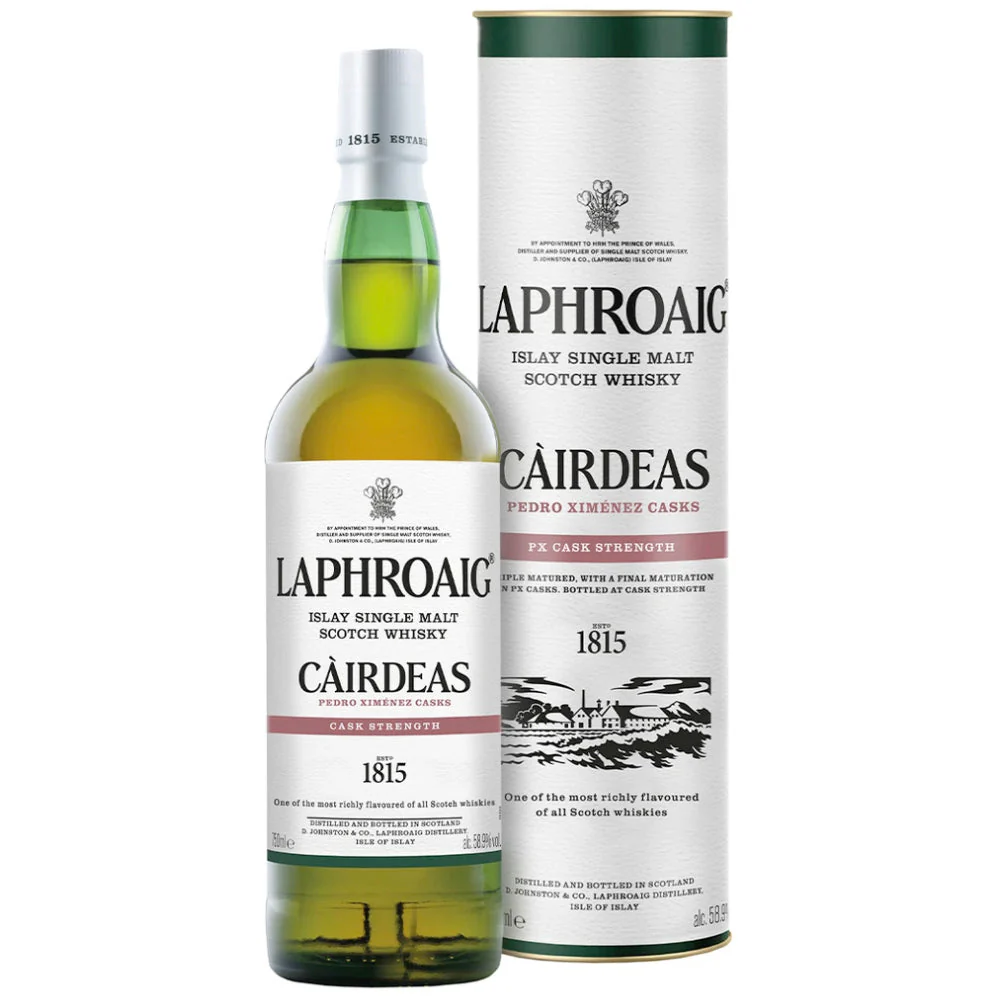 Ha Laphroaig Cairdeas bottle
