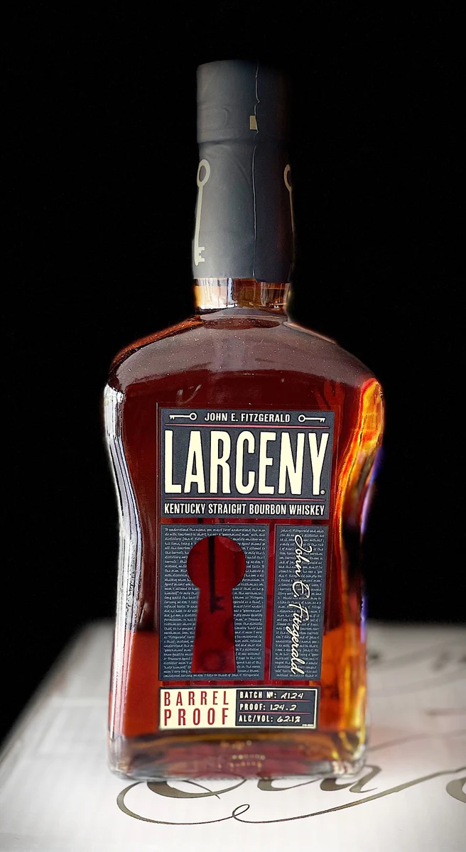 Ha Larceny Barrel Proof bottle