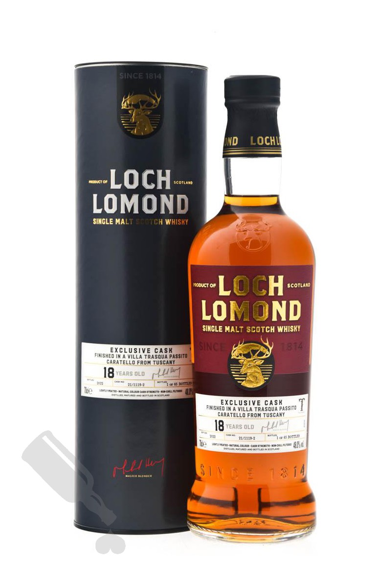 Ha Loch Lomond 18Yr Single Malt Scotch Whisky bottle