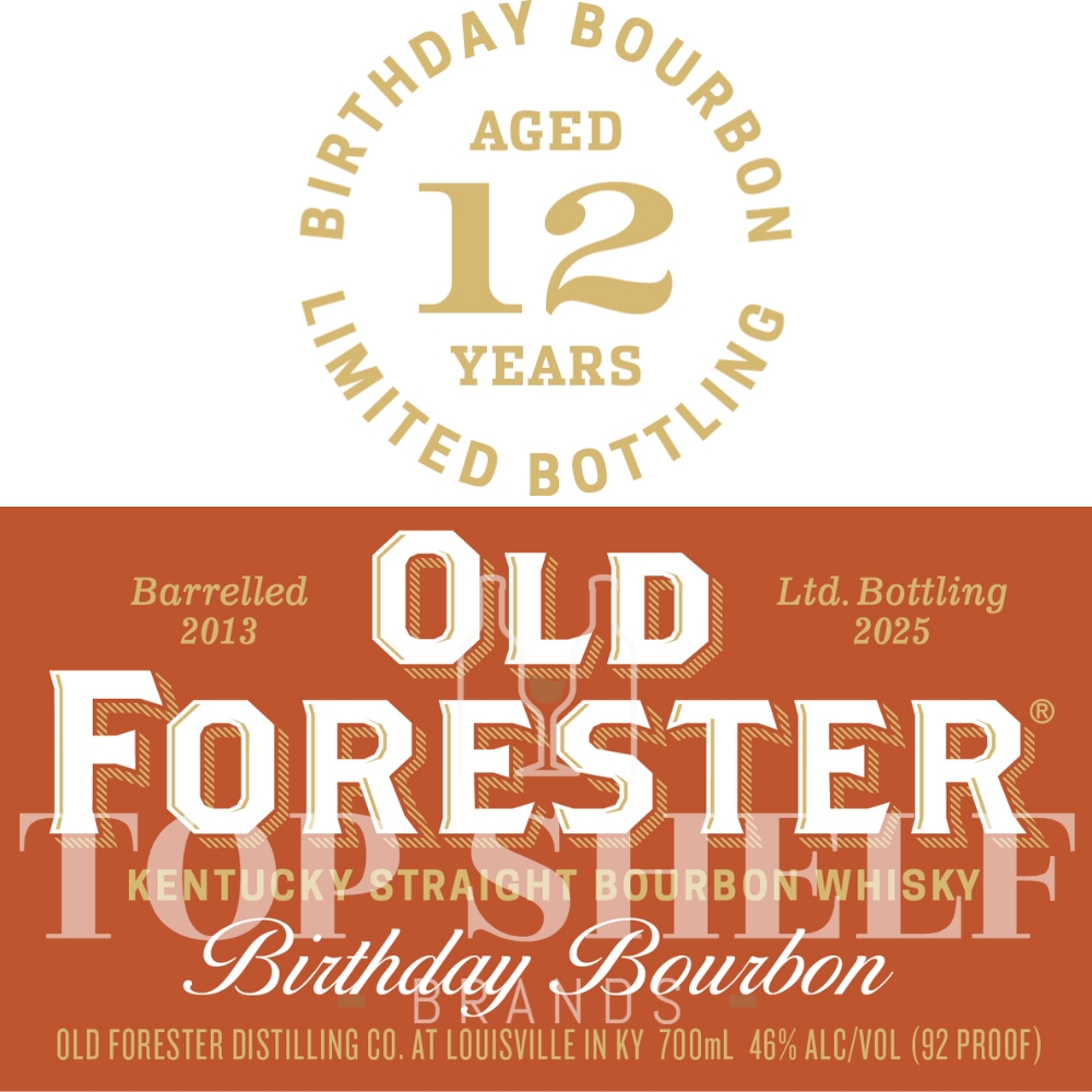 Ha Old Forester Birthday Bourbon 2025 bottle