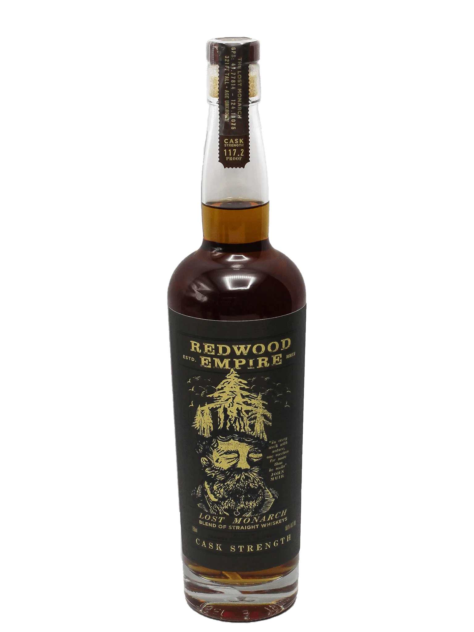 Ha Redwood Empire Lost Monarch Cask Strength bottle